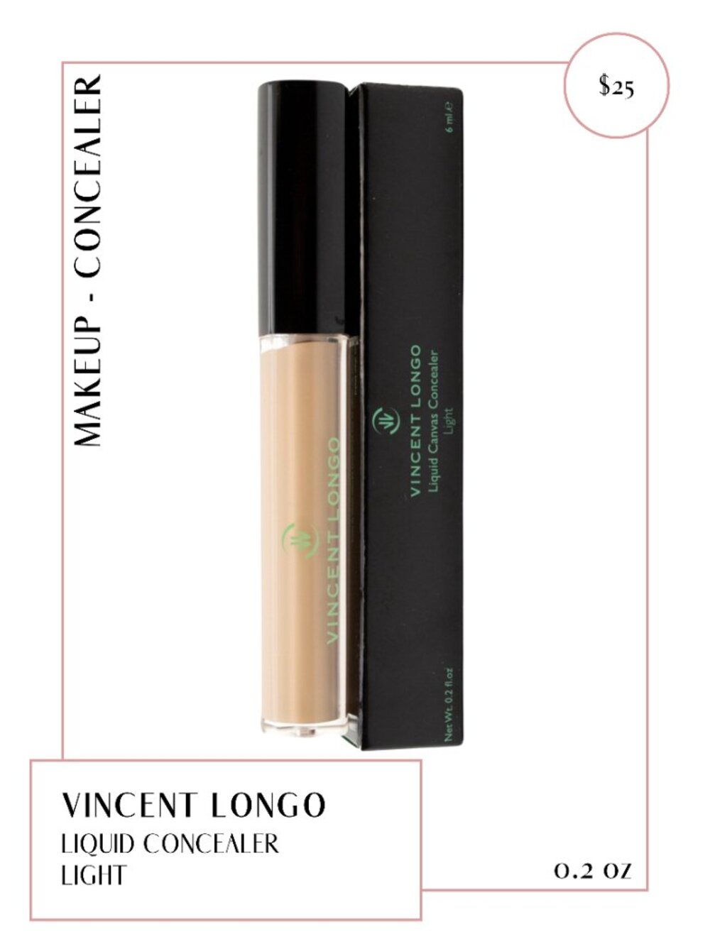 Vincent Longo Liquid Concealer - Light